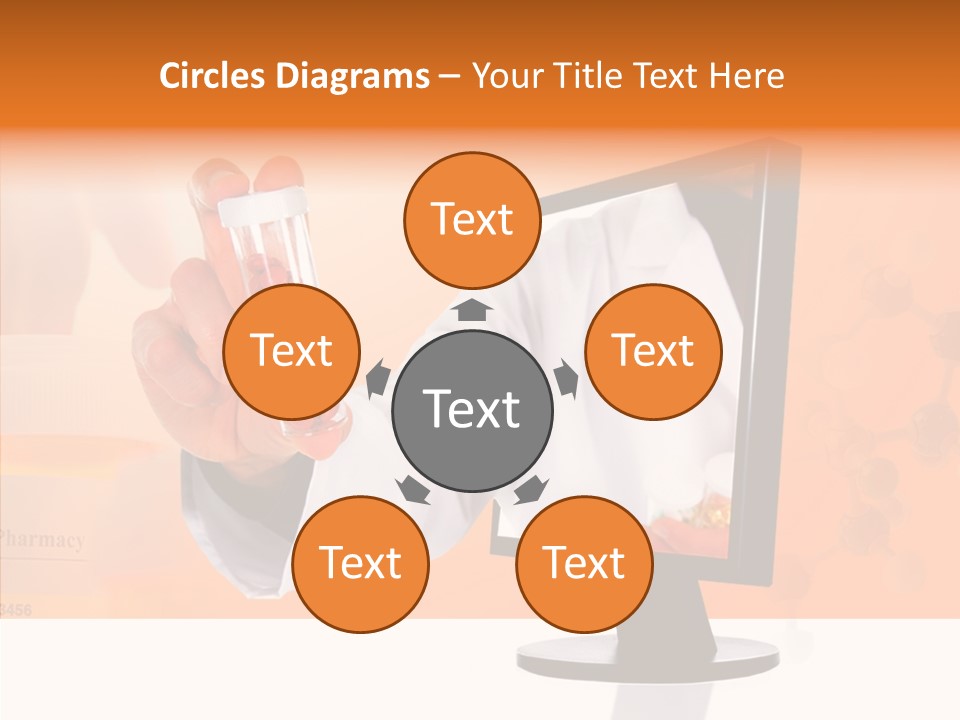 Professional Monitor Prescription PowerPoint Template