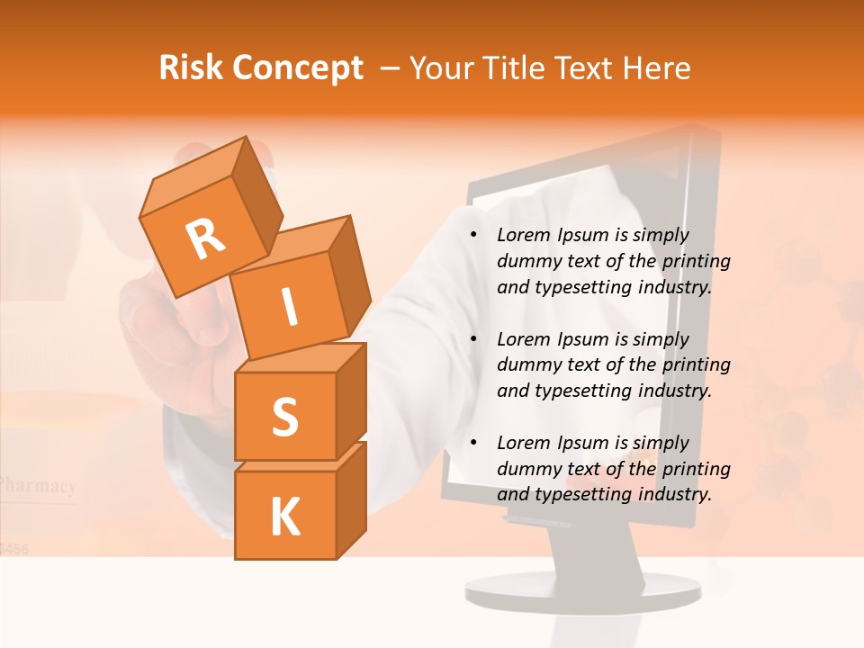 Professional Monitor Prescription PowerPoint Template