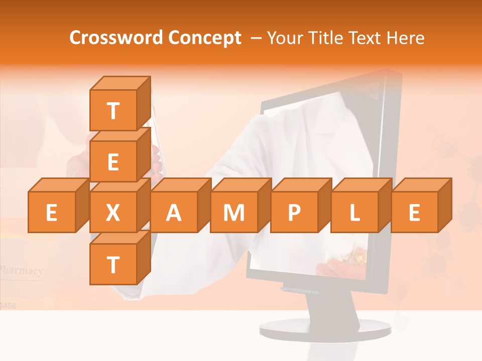 Professional Monitor Prescription PowerPoint Template