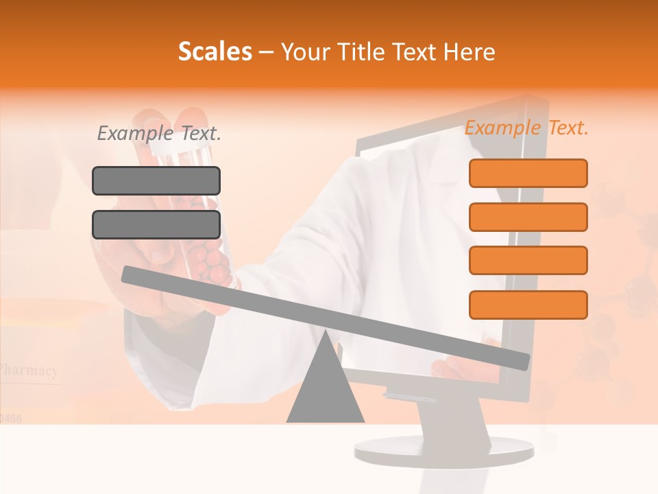 Professional Monitor Prescription PowerPoint Template