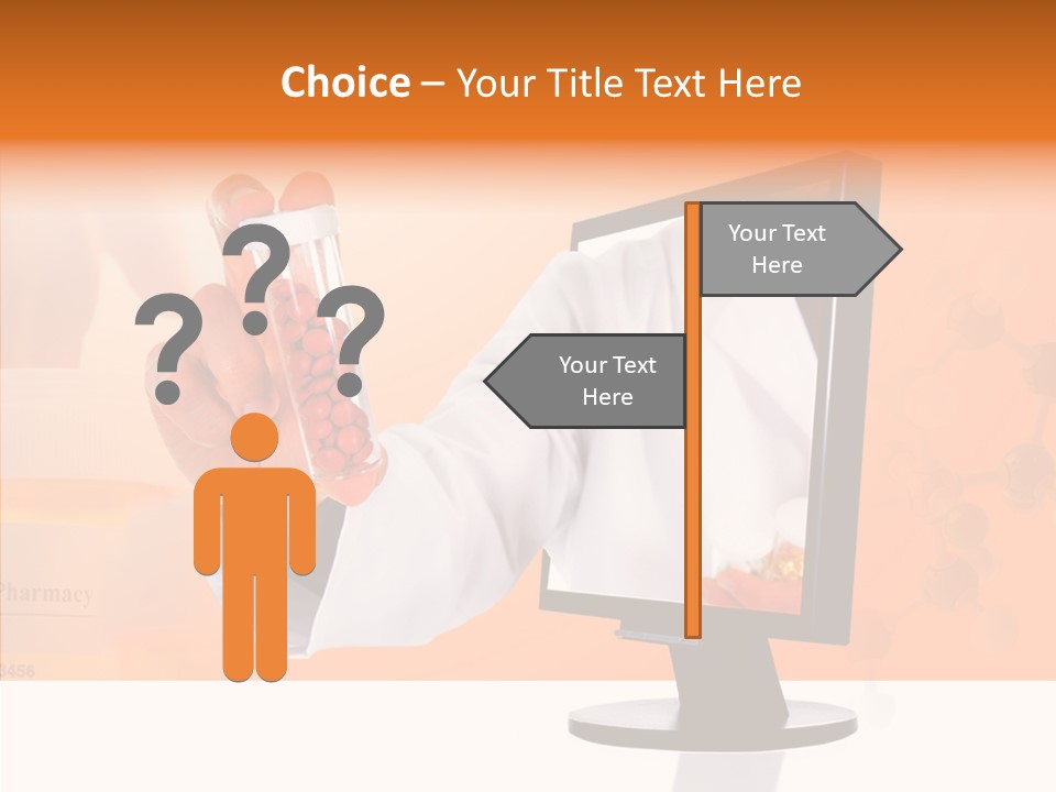 Professional Monitor Prescription PowerPoint Template