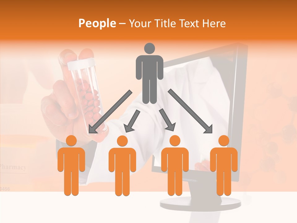 Professional Monitor Prescription PowerPoint Template