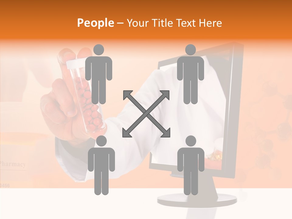 Professional Monitor Prescription PowerPoint Template