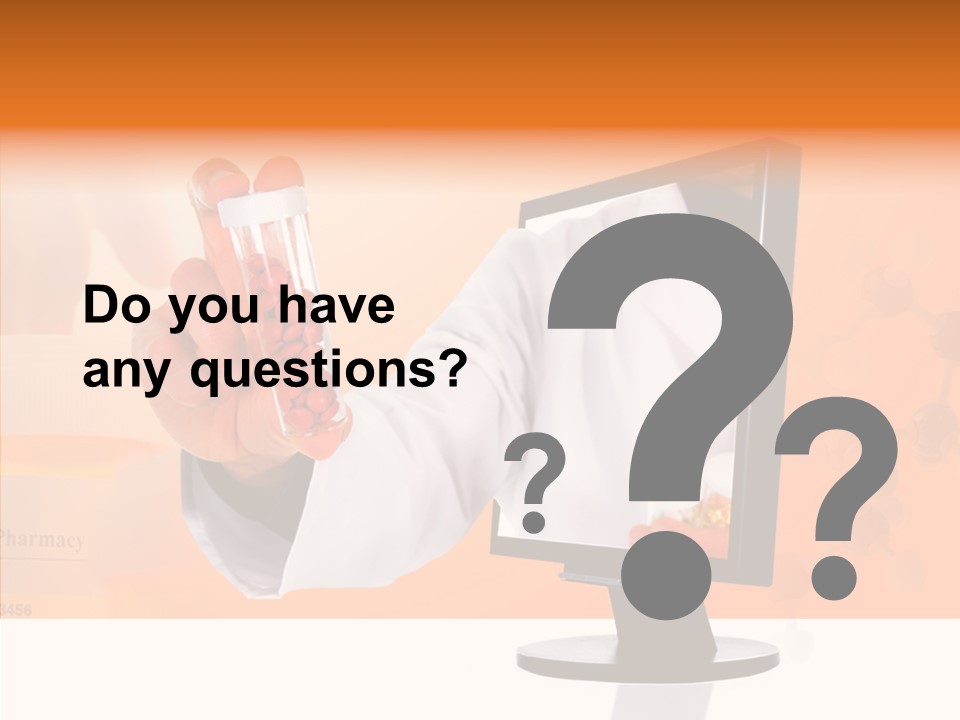 Professional Monitor Prescription PowerPoint Template