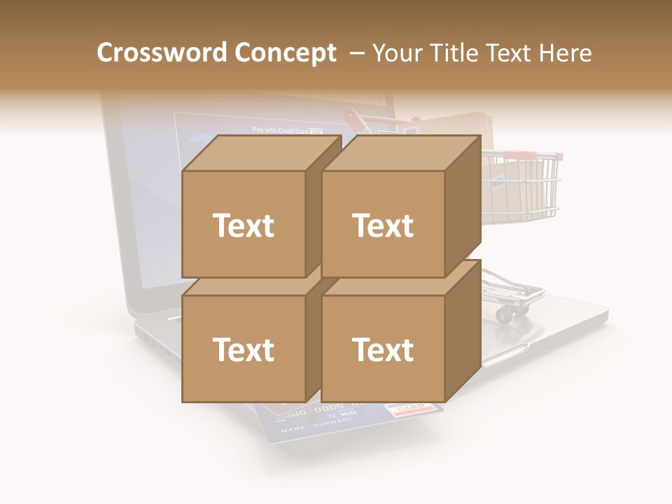 Consumerism Handle Carrying PowerPoint Template