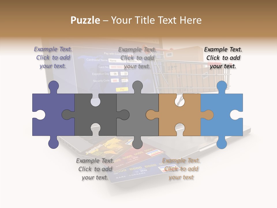 Consumerism Handle Carrying PowerPoint Template