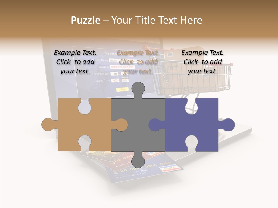 Consumerism Handle Carrying PowerPoint Template