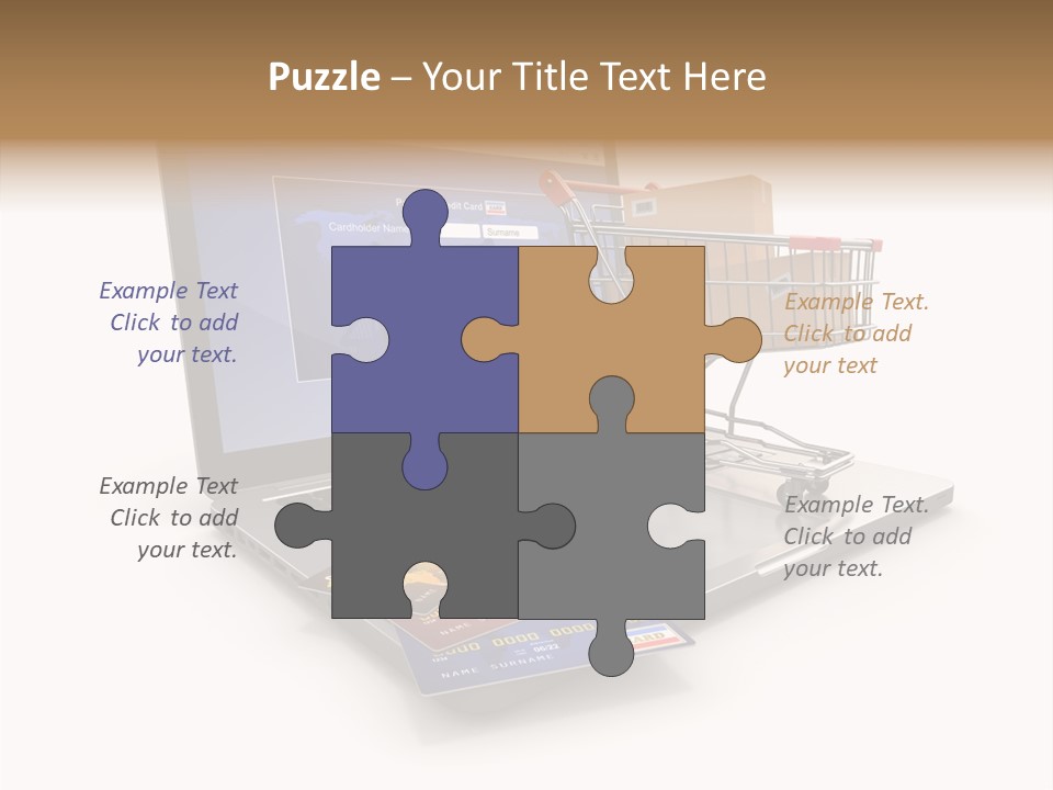 Consumerism Handle Carrying PowerPoint Template
