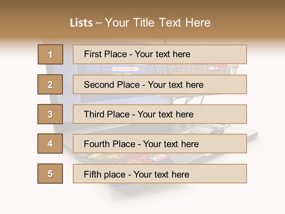 Consumerism Handle Carrying PowerPoint Template
