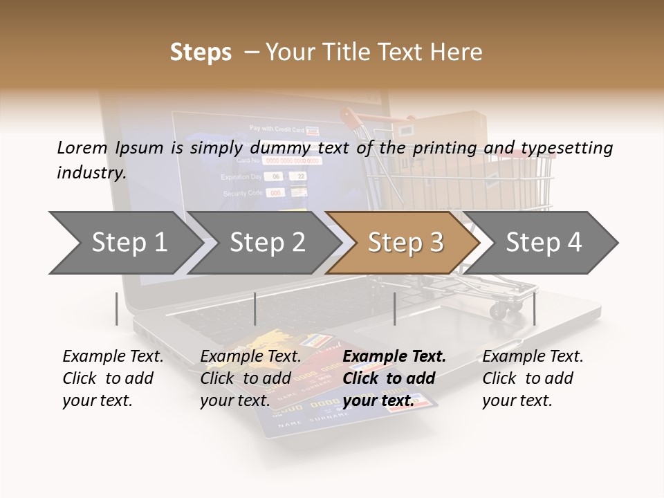 Consumerism Handle Carrying PowerPoint Template