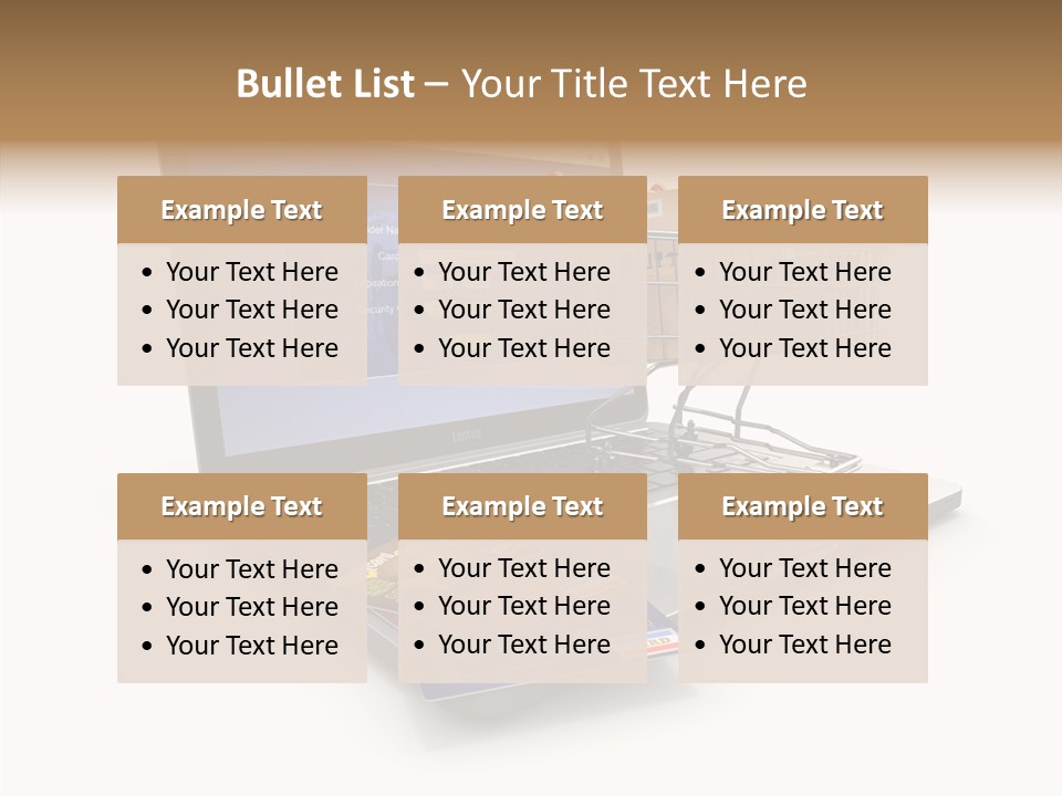 Consumerism Handle Carrying PowerPoint Template