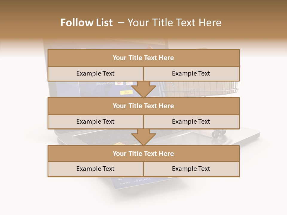 Consumerism Handle Carrying PowerPoint Template