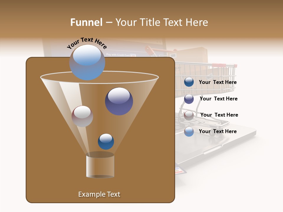 Consumerism Handle Carrying PowerPoint Template