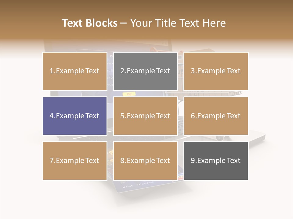 Consumerism Handle Carrying PowerPoint Template