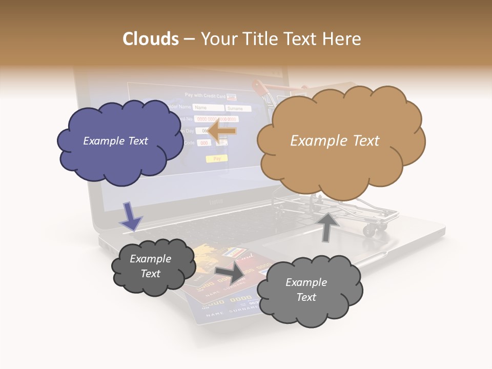 Consumerism Handle Carrying PowerPoint Template