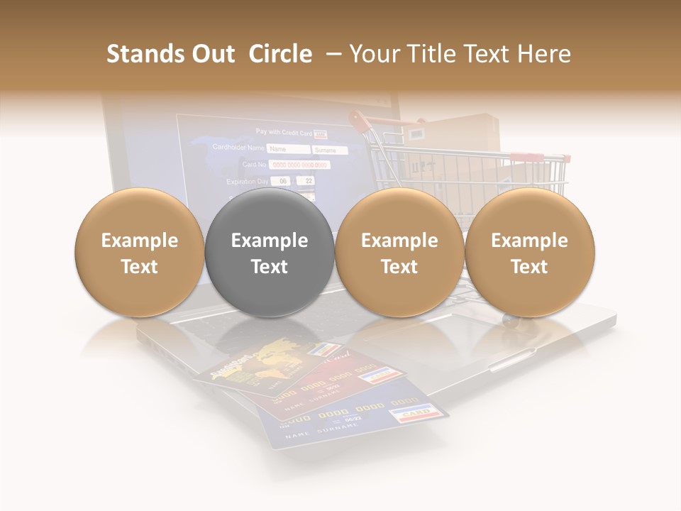 Consumerism Handle Carrying PowerPoint Template