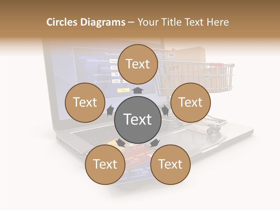 Consumerism Handle Carrying PowerPoint Template