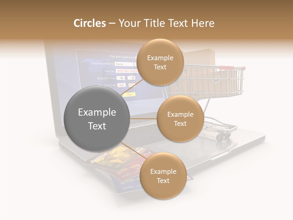 Consumerism Handle Carrying PowerPoint Template