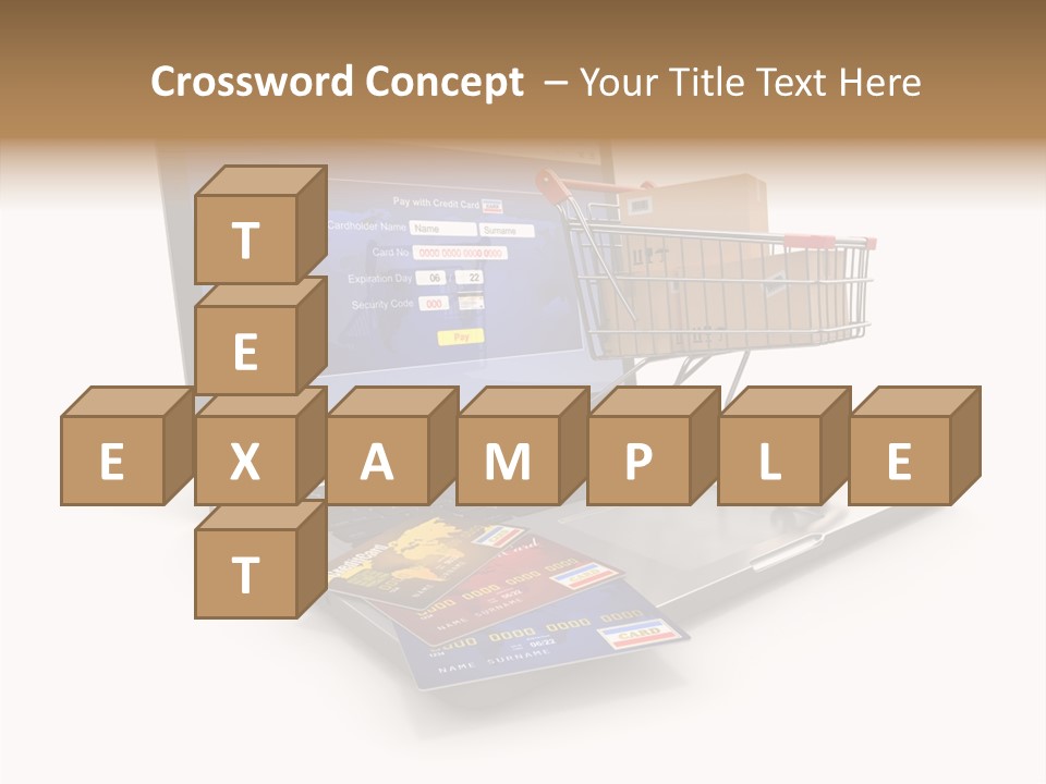 Consumerism Handle Carrying PowerPoint Template