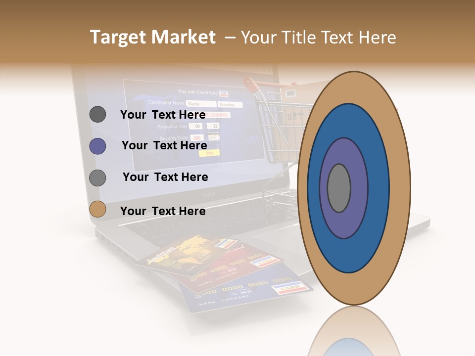 Consumerism Handle Carrying PowerPoint Template