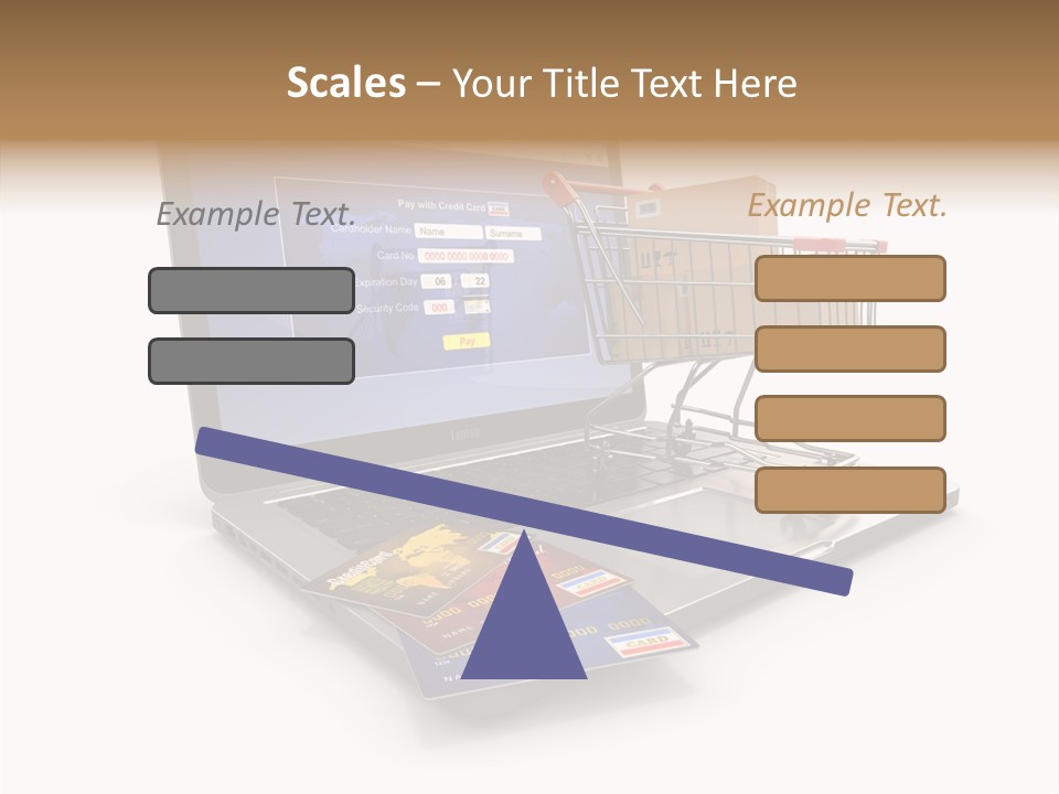 Consumerism Handle Carrying PowerPoint Template