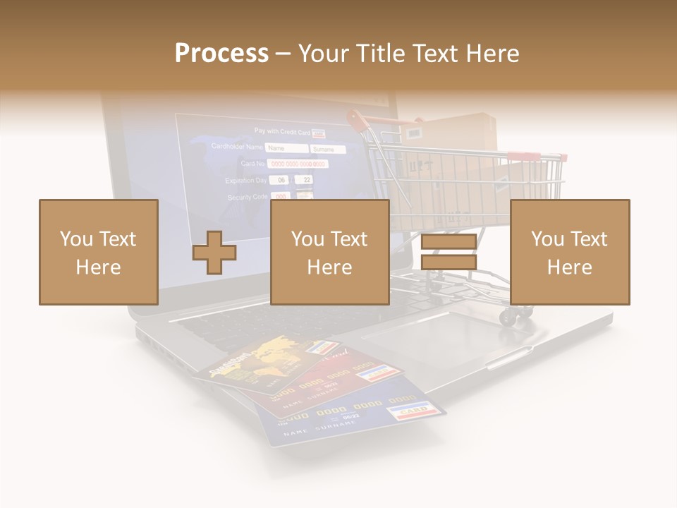 Consumerism Handle Carrying PowerPoint Template