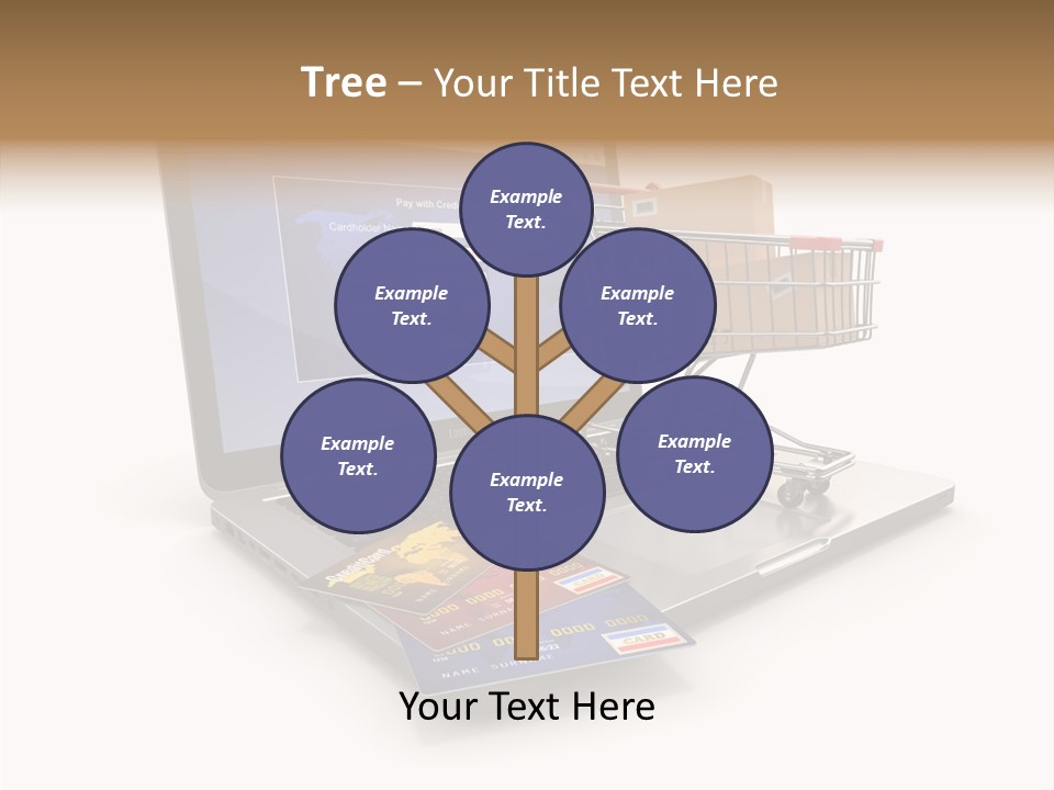 Consumerism Handle Carrying PowerPoint Template