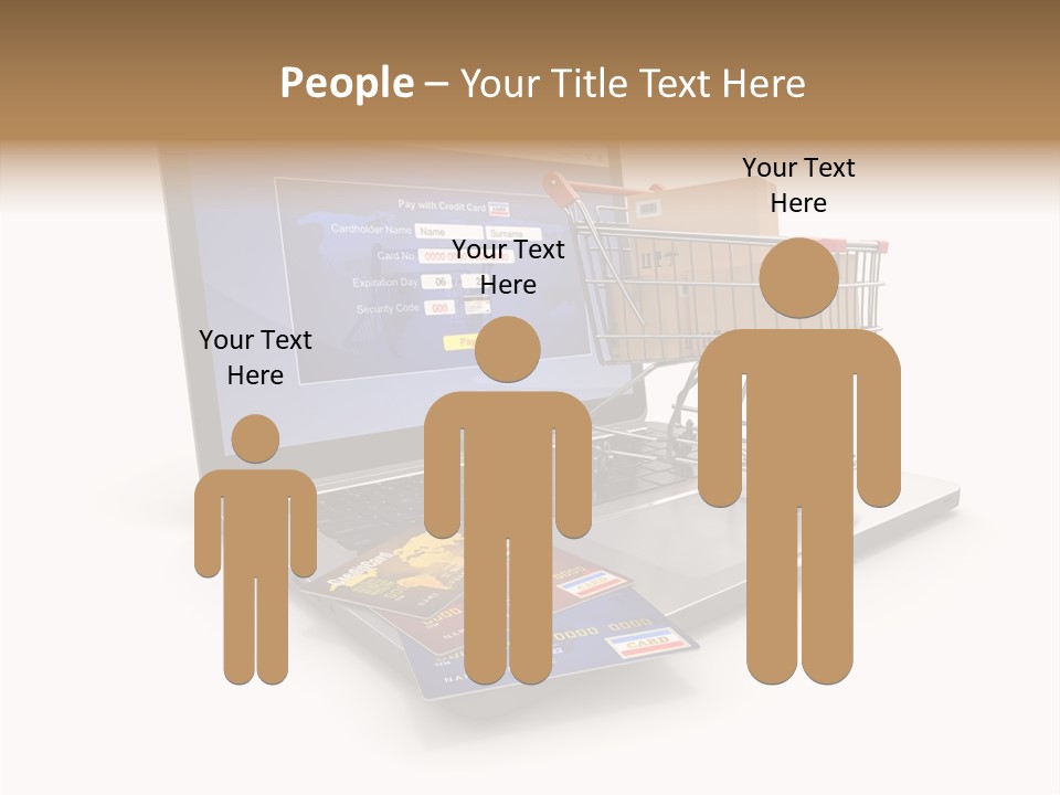 Consumerism Handle Carrying PowerPoint Template