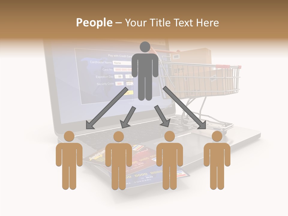 Consumerism Handle Carrying PowerPoint Template