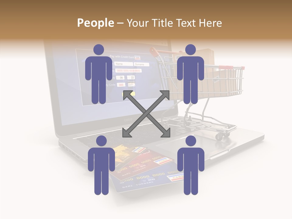 Consumerism Handle Carrying PowerPoint Template