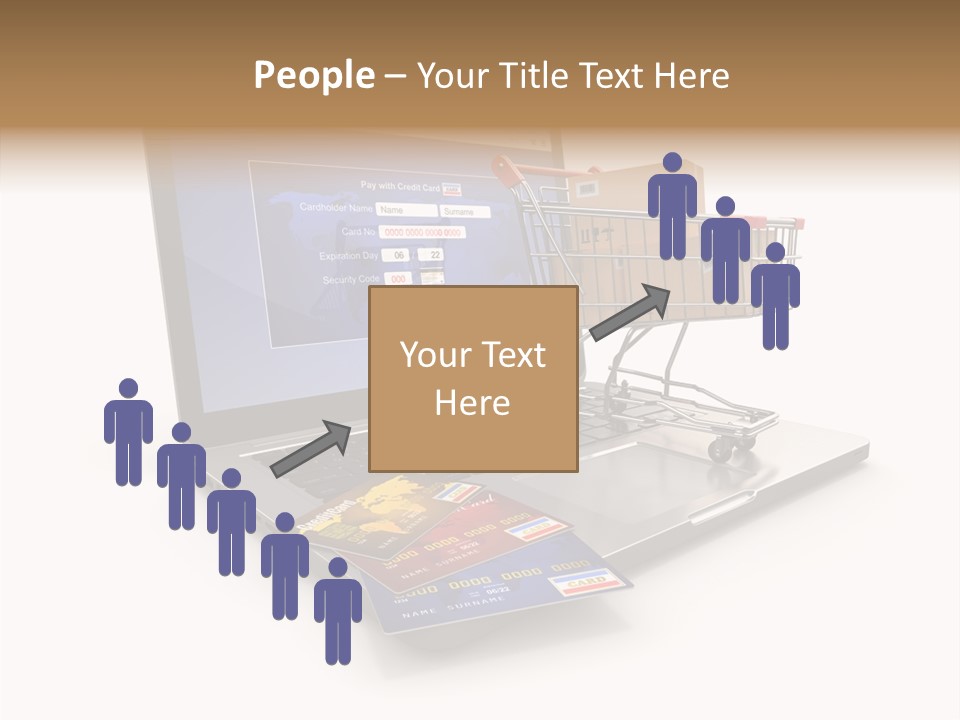 Consumerism Handle Carrying PowerPoint Template