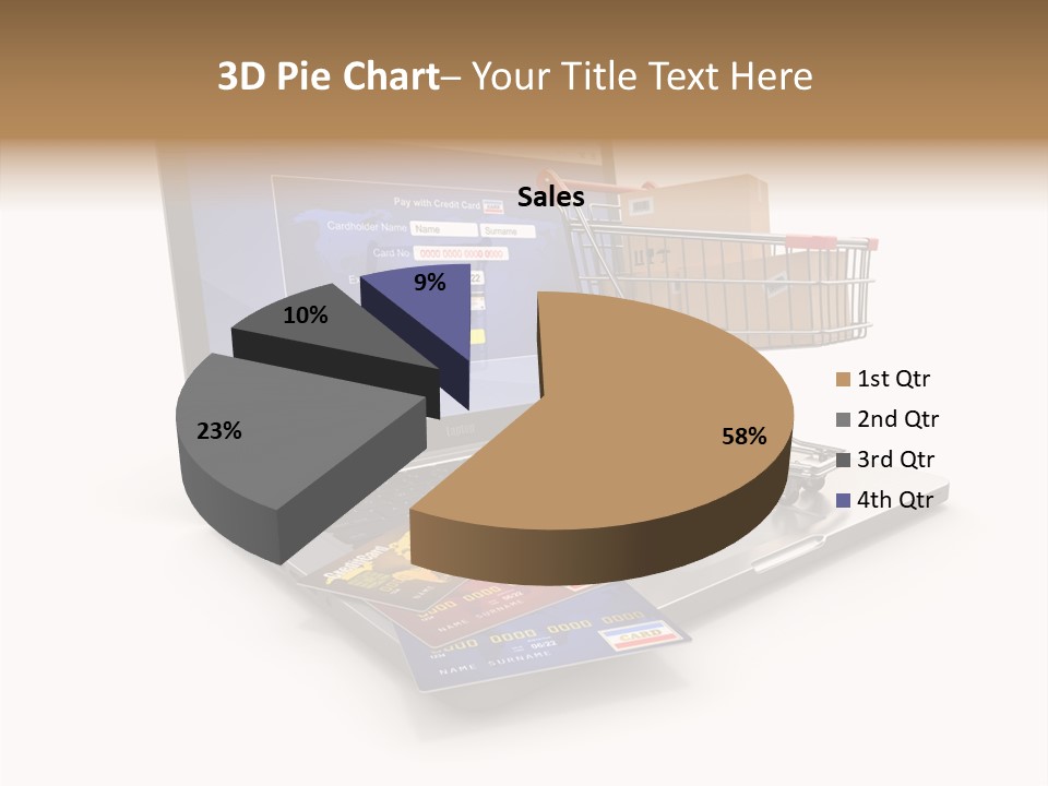 Consumerism Handle Carrying PowerPoint Template