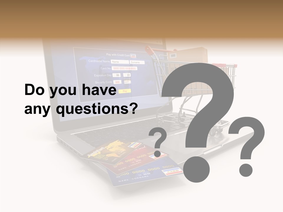 Consumerism Handle Carrying PowerPoint Template