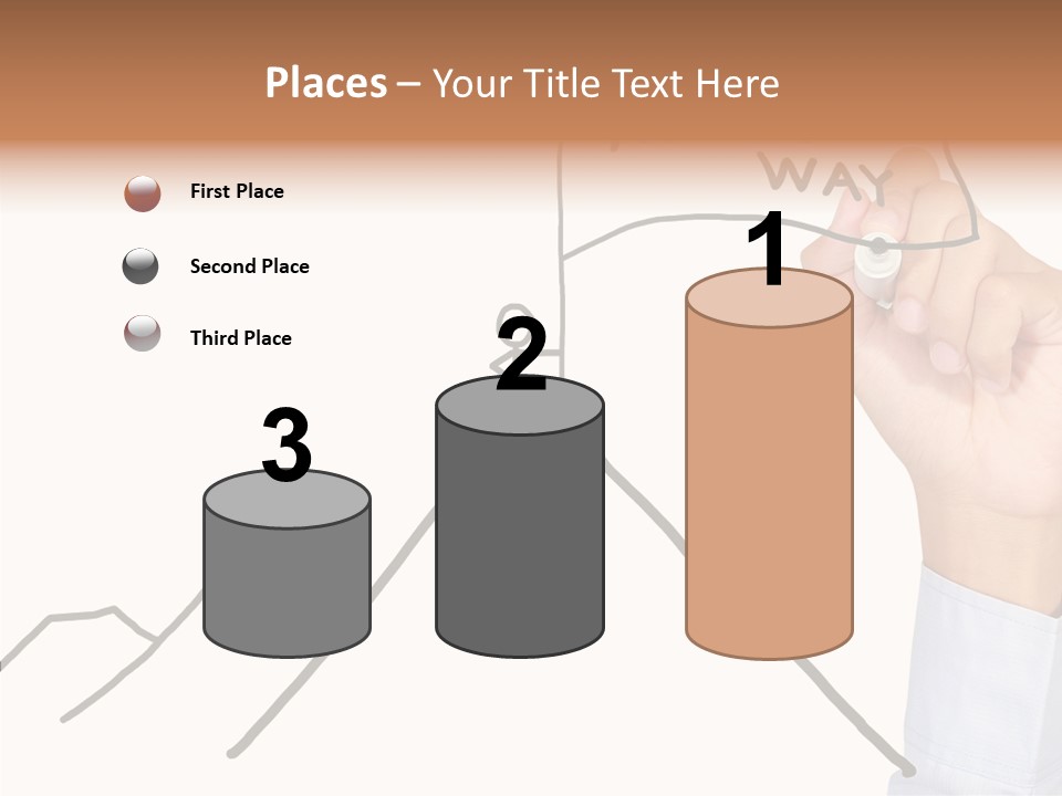 Man Outstanding Top PowerPoint Template