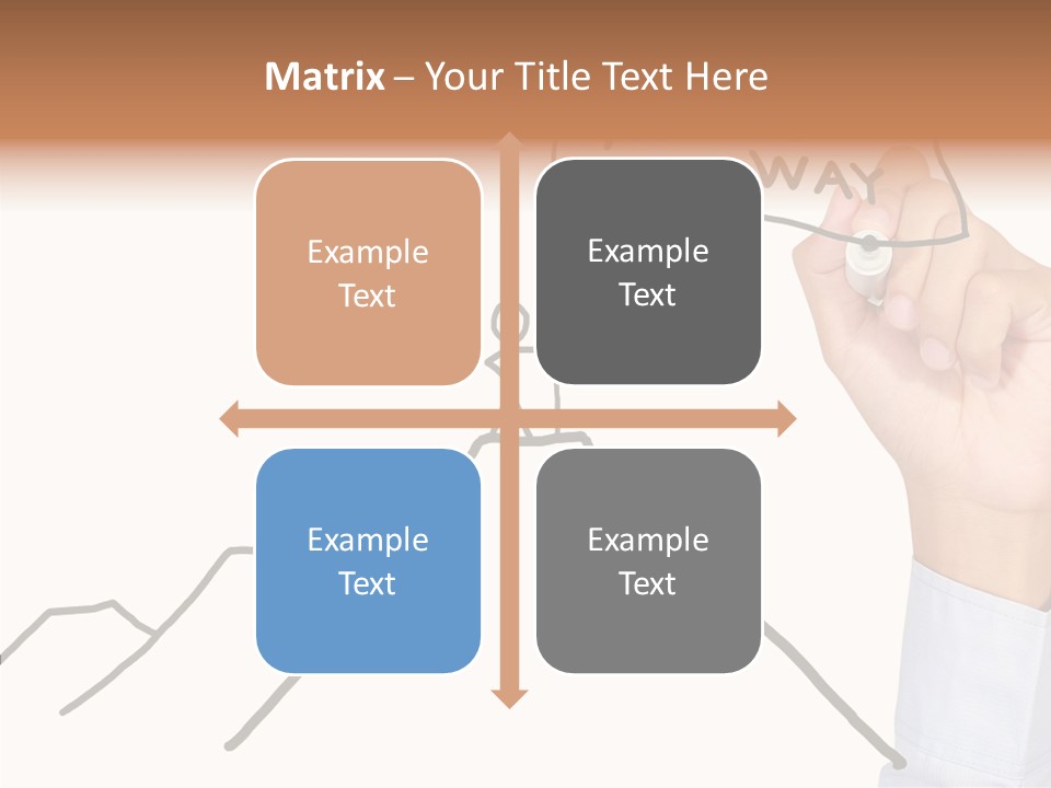 Man Outstanding Top PowerPoint Template
