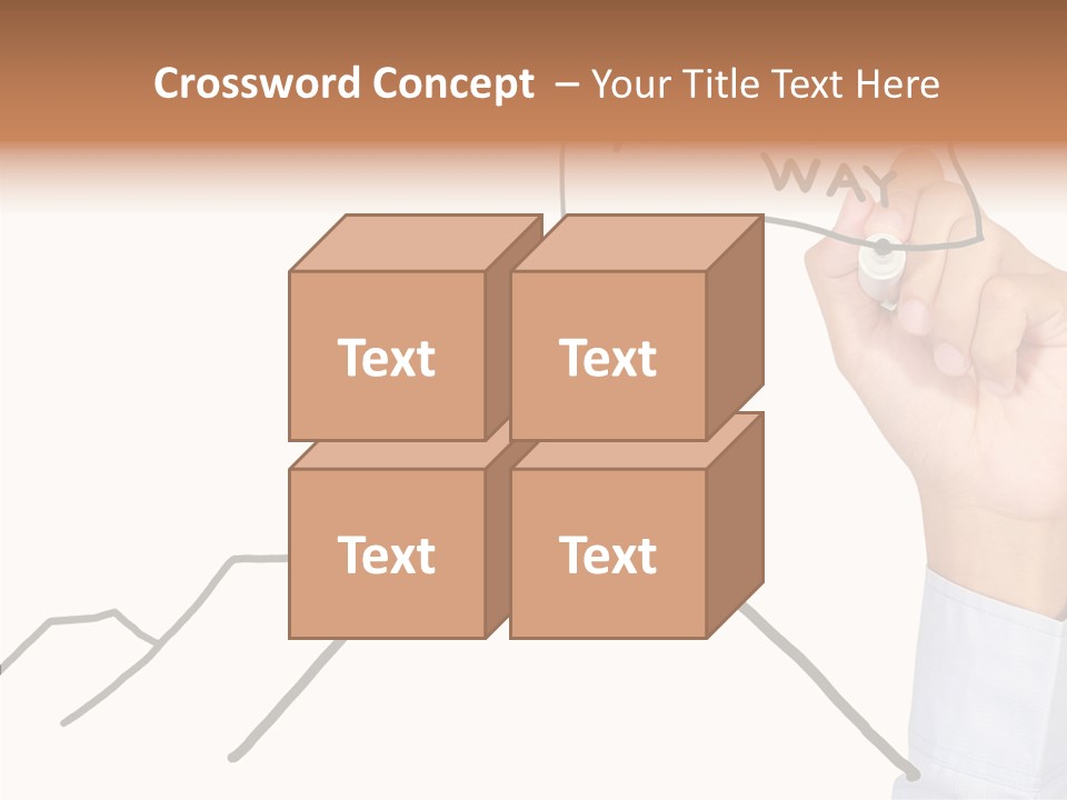 Man Outstanding Top PowerPoint Template