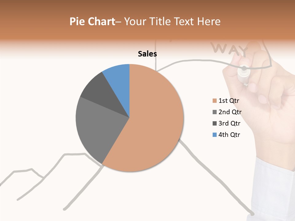 Man Outstanding Top PowerPoint Template