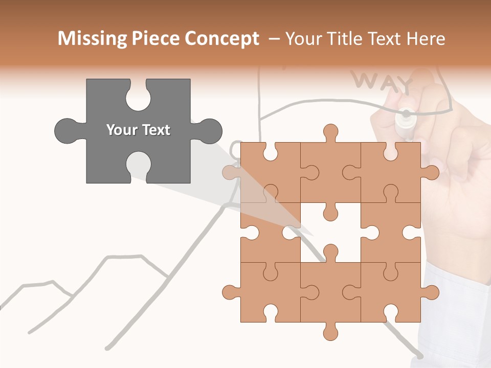 Man Outstanding Top PowerPoint Template