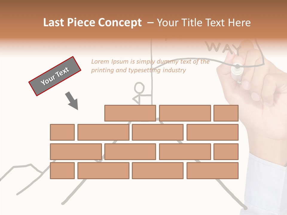 Man Outstanding Top PowerPoint Template