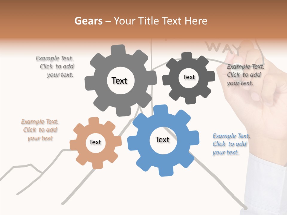 Man Outstanding Top PowerPoint Template