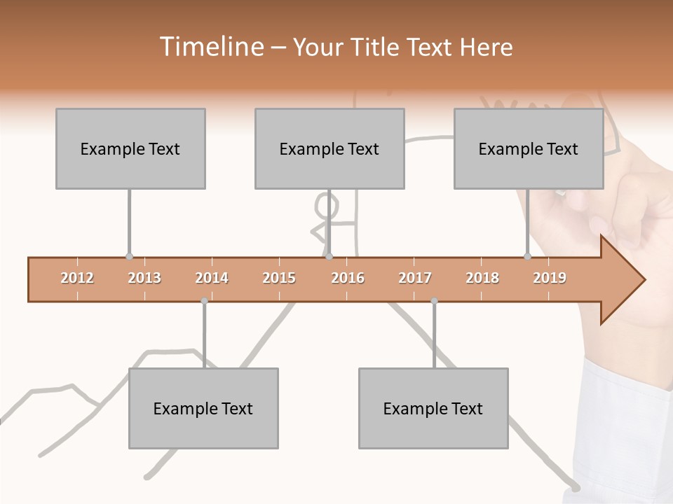 Man Outstanding Top PowerPoint Template