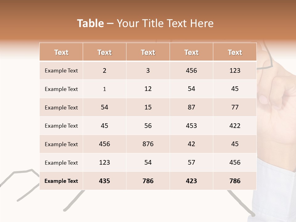 Man Outstanding Top PowerPoint Template