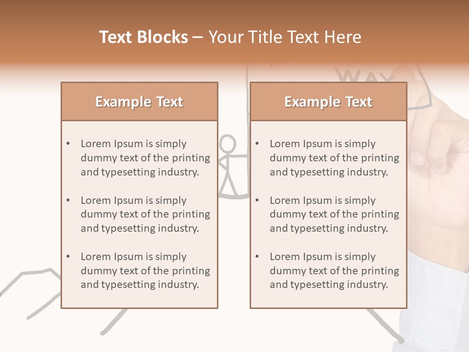 Man Outstanding Top PowerPoint Template
