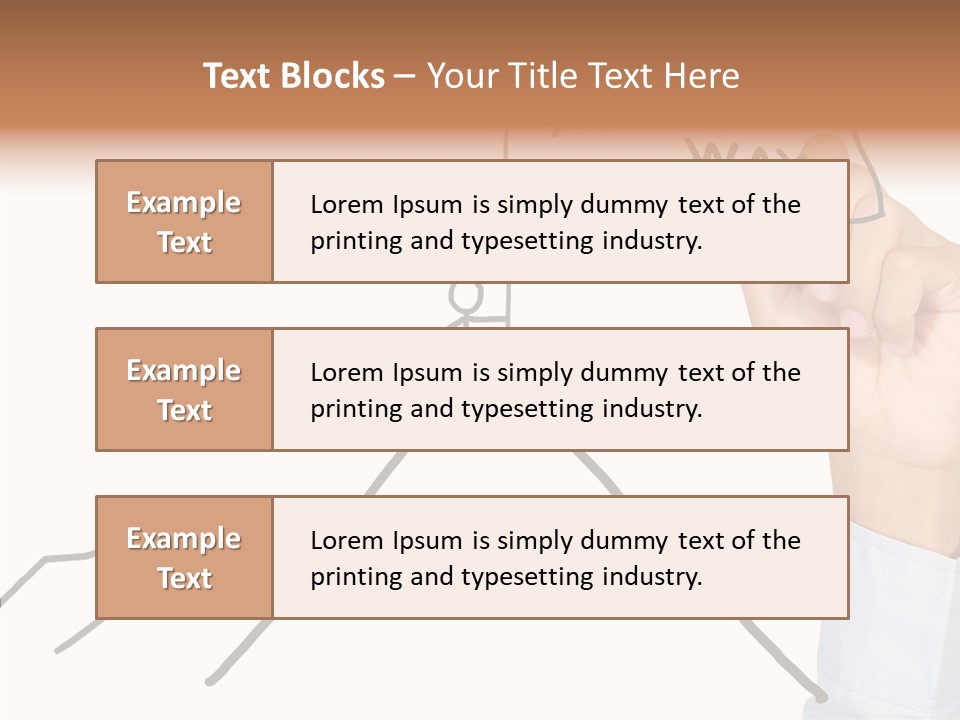 Man Outstanding Top PowerPoint Template