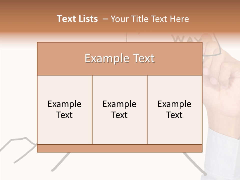 Man Outstanding Top PowerPoint Template