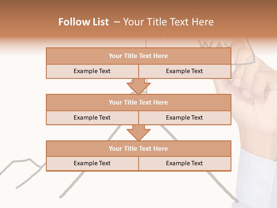 Man Outstanding Top PowerPoint Template