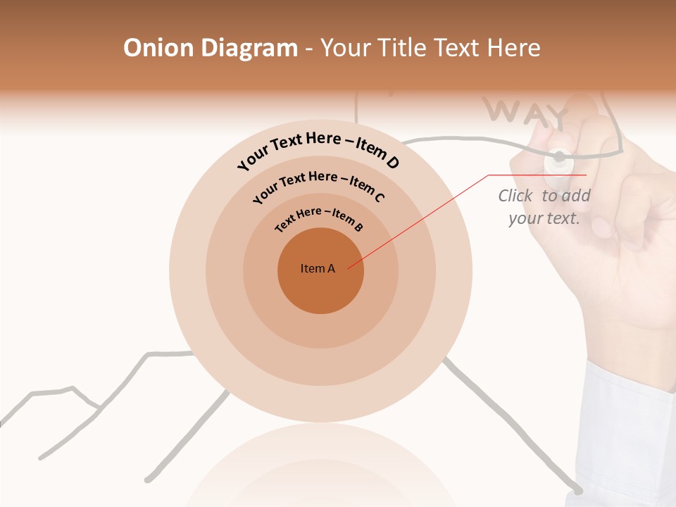 Man Outstanding Top PowerPoint Template