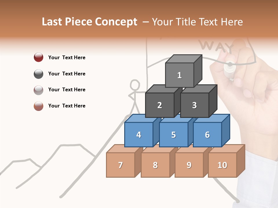 Man Outstanding Top PowerPoint Template