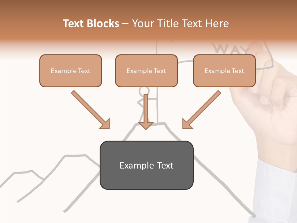 Man Outstanding Top PowerPoint Template
