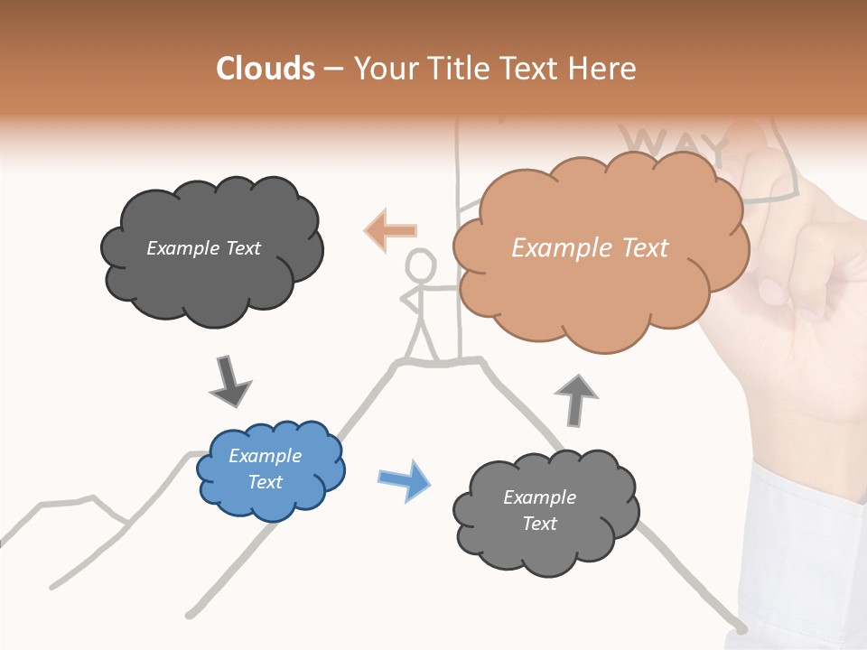Man Outstanding Top PowerPoint Template